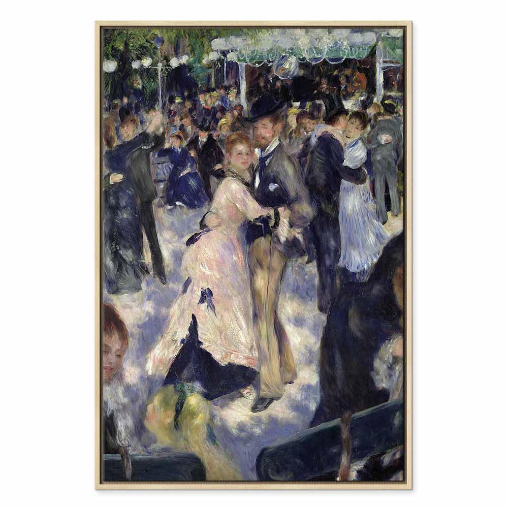 Obraz - Pierre-Auguste Renoir – Le Moulin de la Galette, detal tancerzy