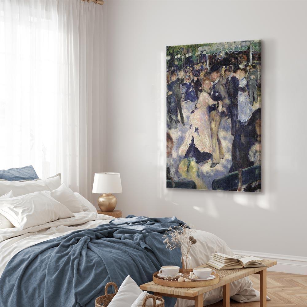 Obraz - Pierre-Auguste Renoir – Le Moulin de la Galette, detal tancerzy