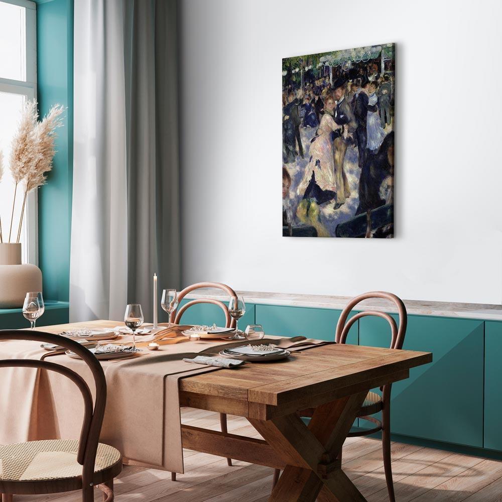 Obraz - Pierre-Auguste Renoir – Le Moulin de la Galette, detal tancerzy