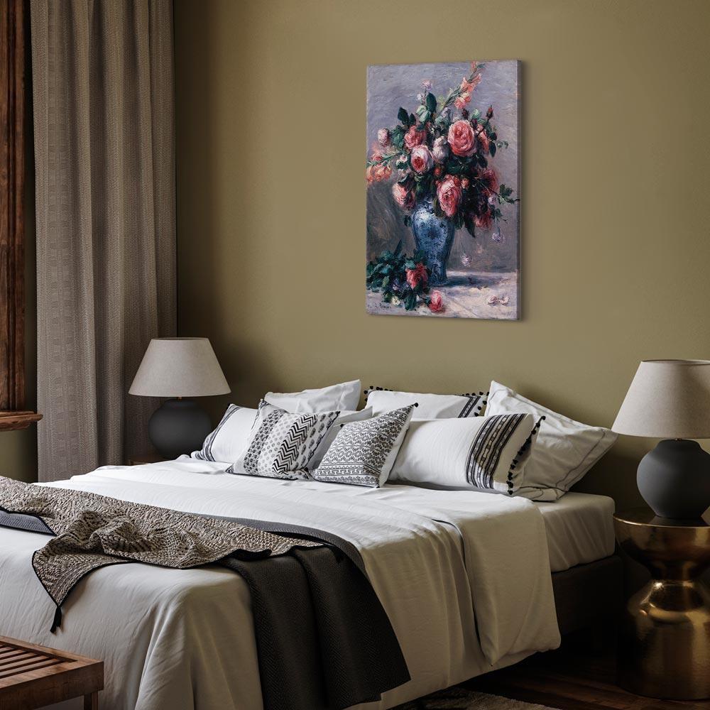 Obraz - Pierre-Auguste Renoir – Wazon róż