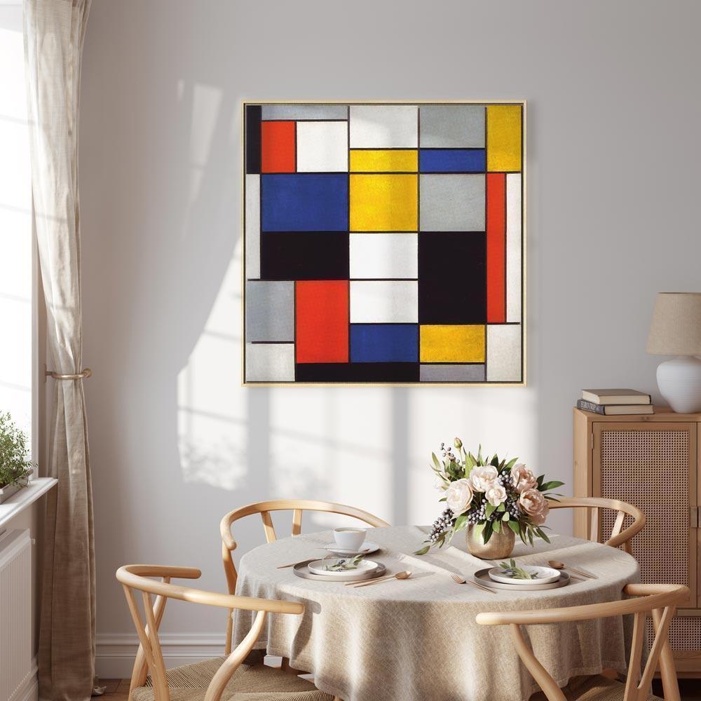 Obraz - Piet Mondrian – Kompozycja A
