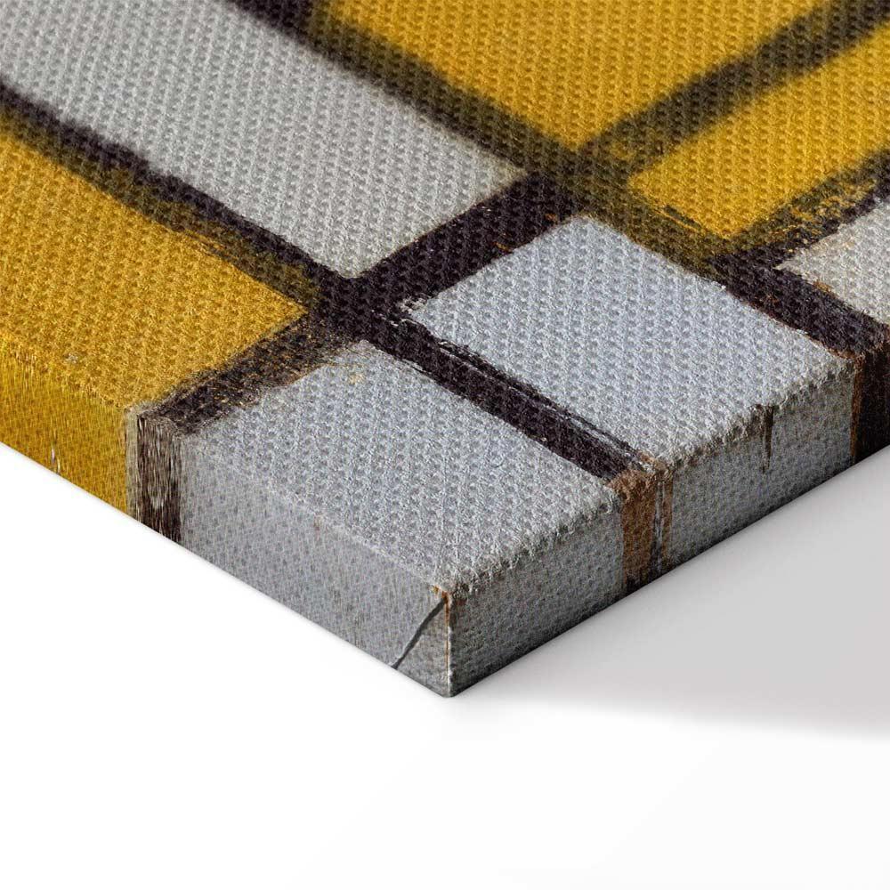 Obraz - Piet Mondrian – Kompozycja z siatką 1