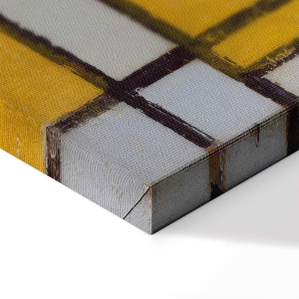 Obraz - Piet Mondrian – Kompozycja z siatką 1