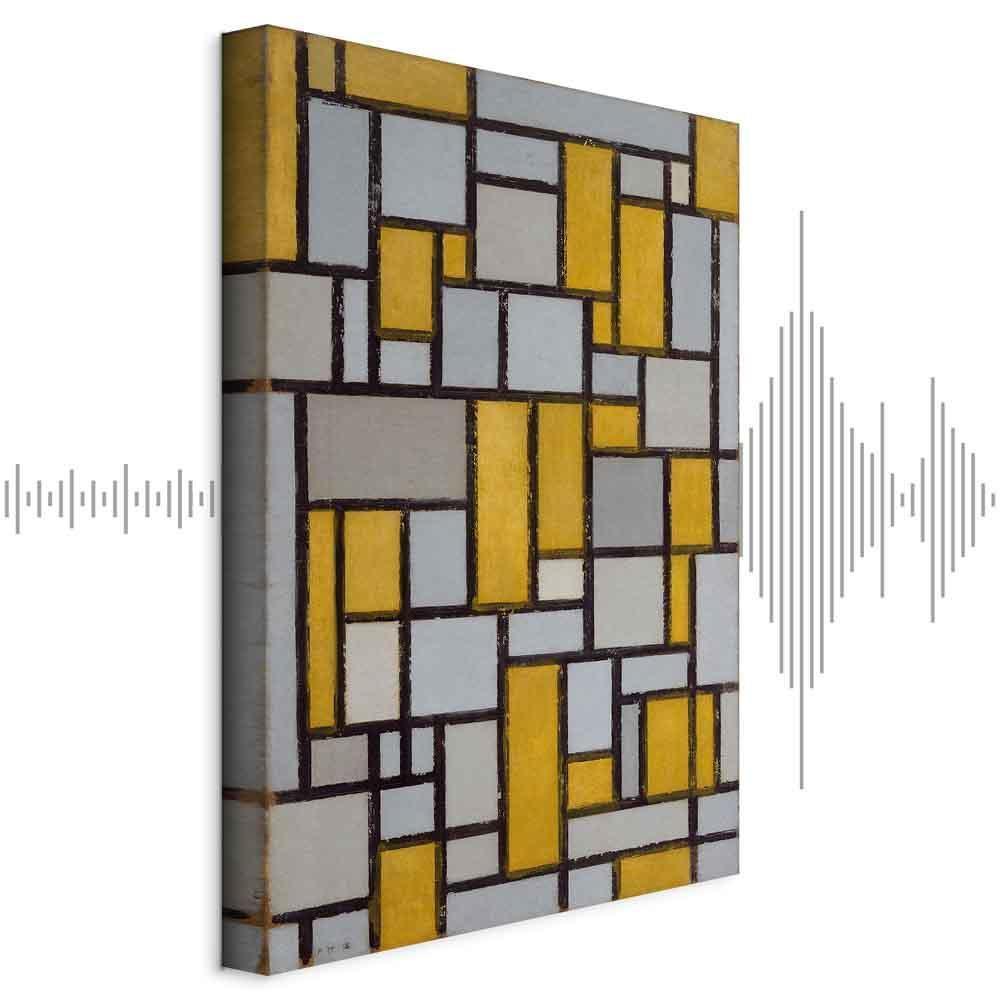 Obraz - Piet Mondrian – Kompozycja z siatką 1