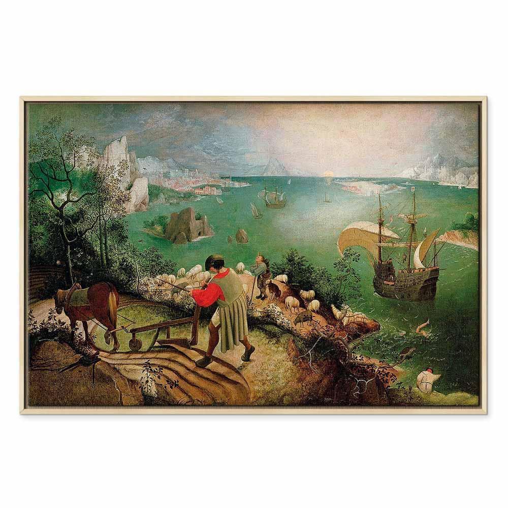 Obraz - Pieter Bruegel (starszy) – Pejzaż z upadkiem Ikara