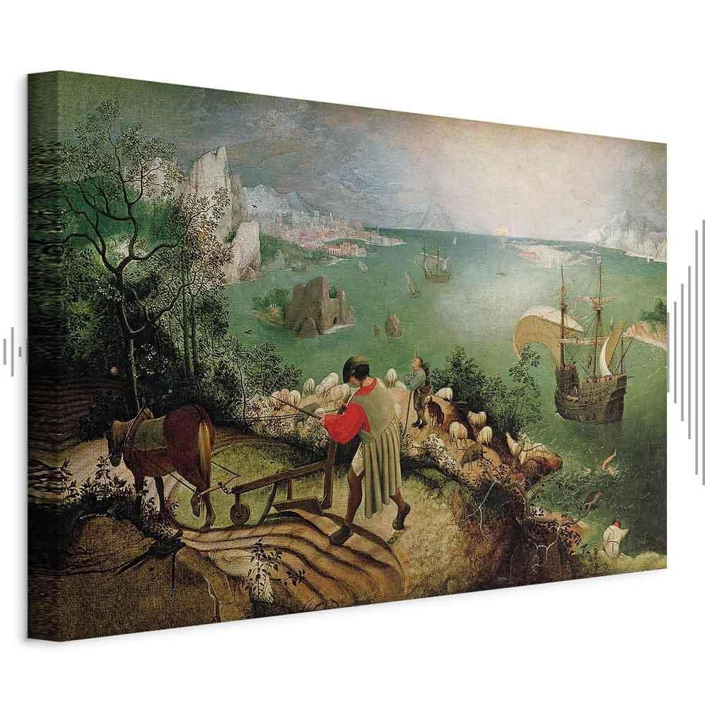 Obraz - Pieter Bruegel (starszy) – Pejzaż z upadkiem Ikara