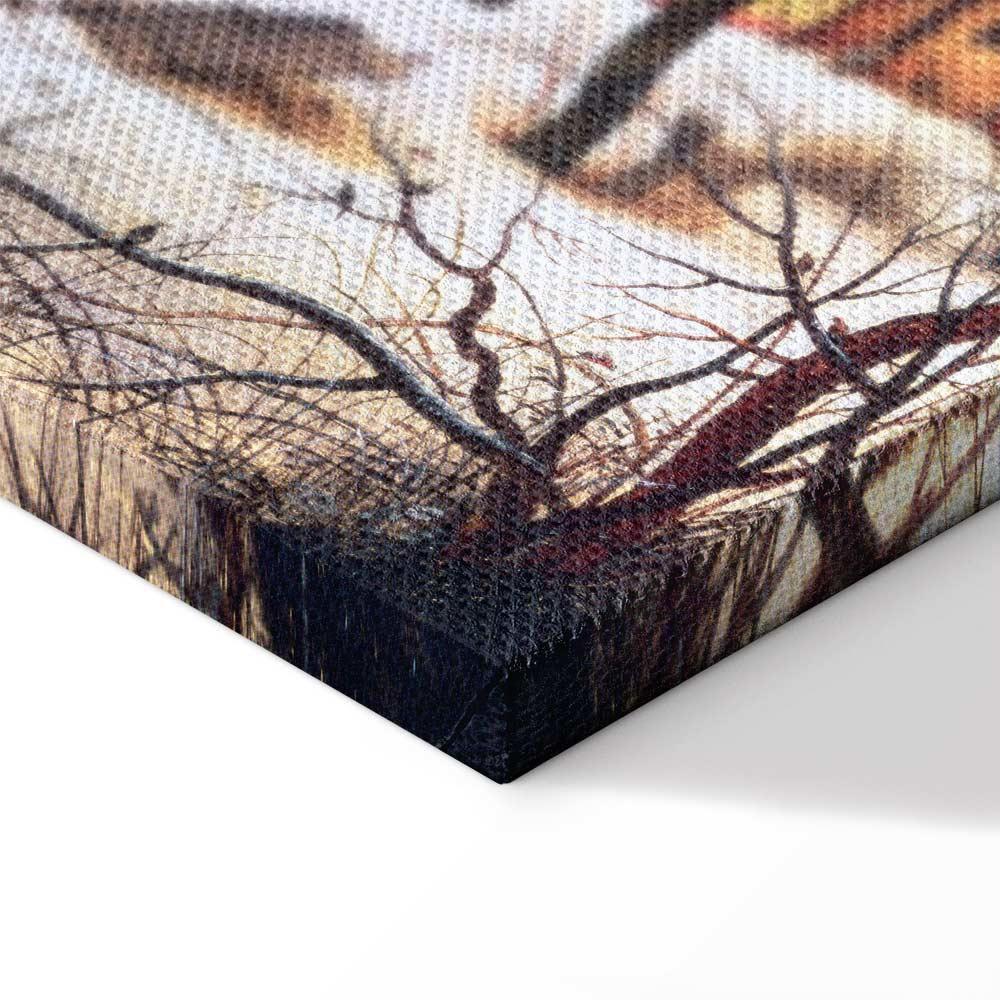 Obraz - Pieter Bruegel (starszy) – Zimowy pejzaż z łyżwiarzami i pułapką na ptaki