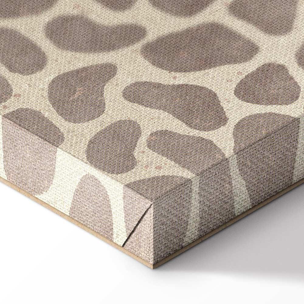 Obraz - Plac Solny - kolorowe ilustrowane kamieniczki na tle nieba z chmurami