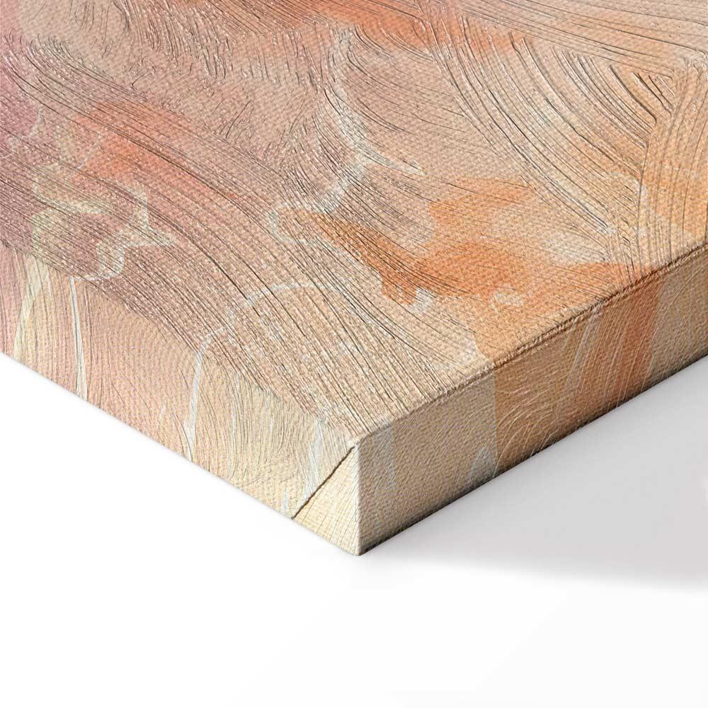 Obraz - Płomienne Barwy - dynamiczne kształty w kolorach ognia i różu