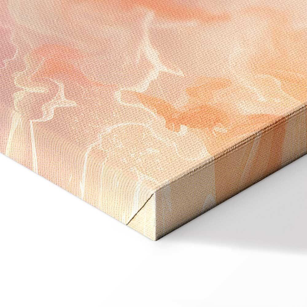 Obraz - Płomienne Barwy - dynamiczne kształty w kolorach ognia i różu