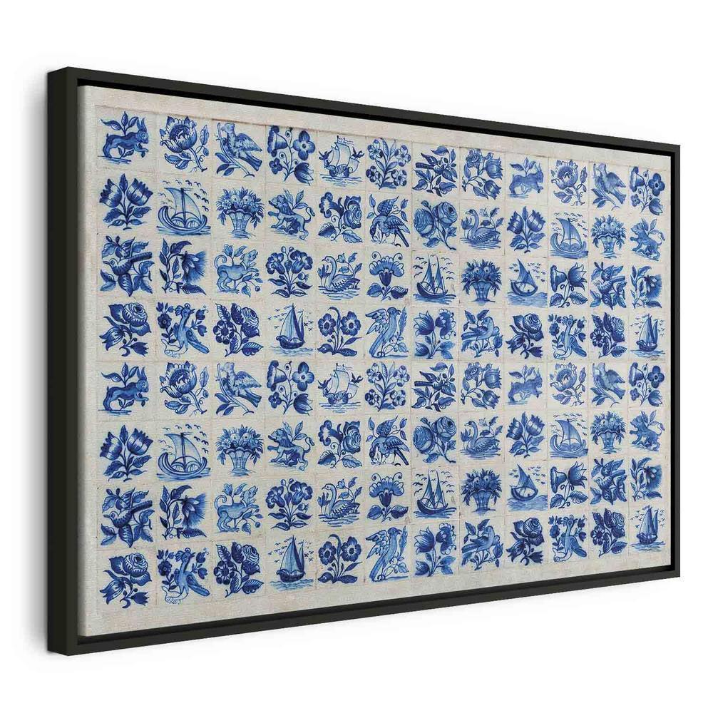 Obraz - Płytki azulejos - tradycyjne ceramiczne portugalskie kafle