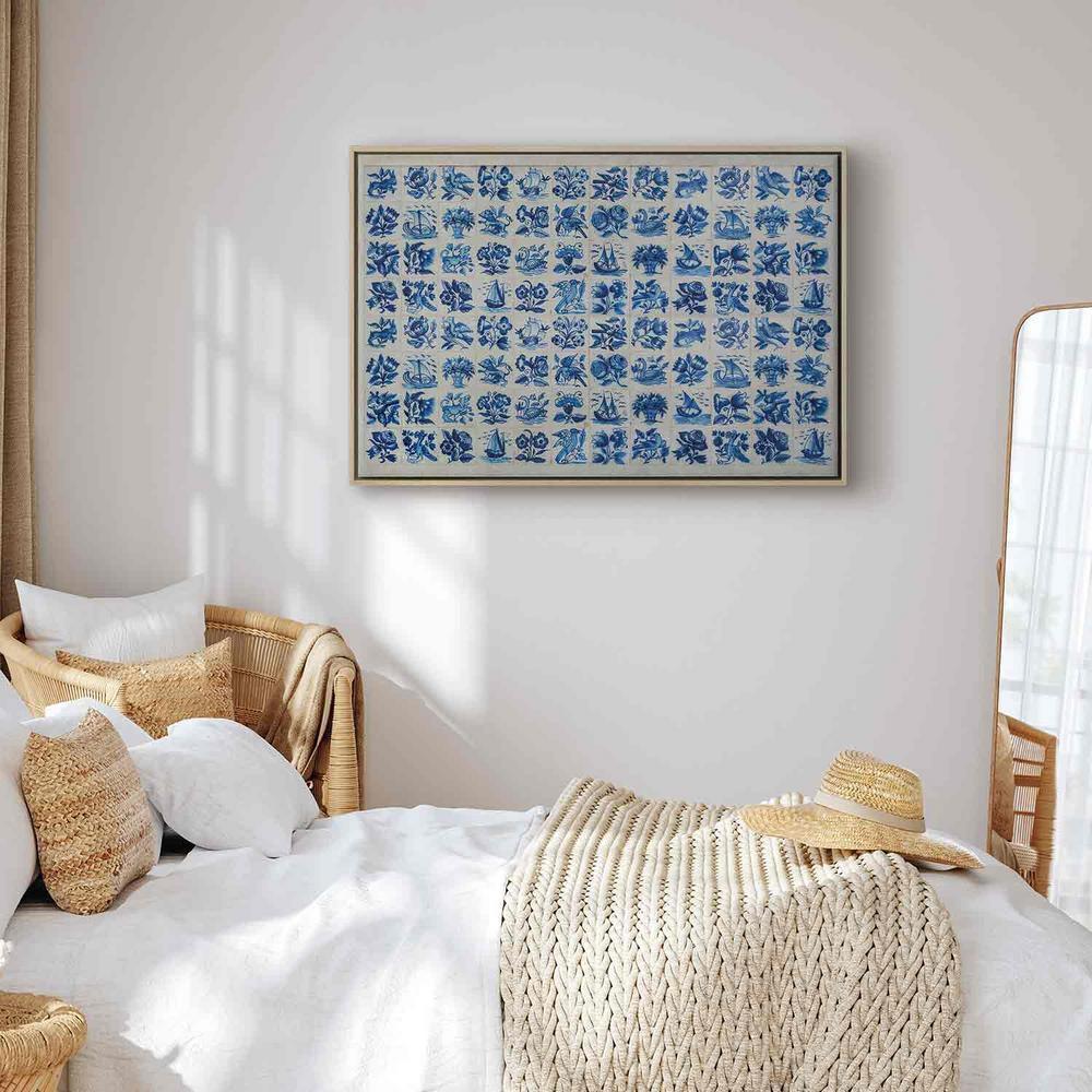 Obraz - Płytki azulejos - tradycyjne ceramiczne portugalskie kafle