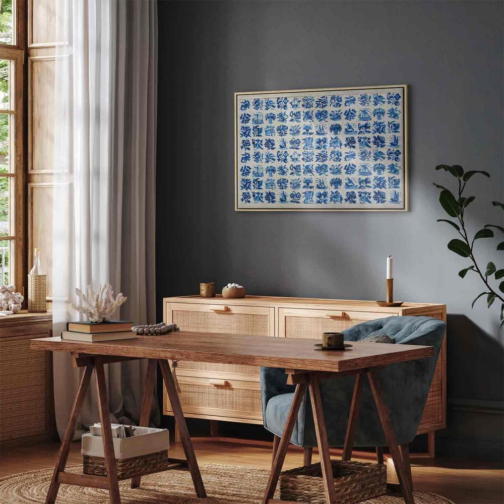 Obraz - Płytki azulejos - tradycyjne ceramiczne portugalskie kafle