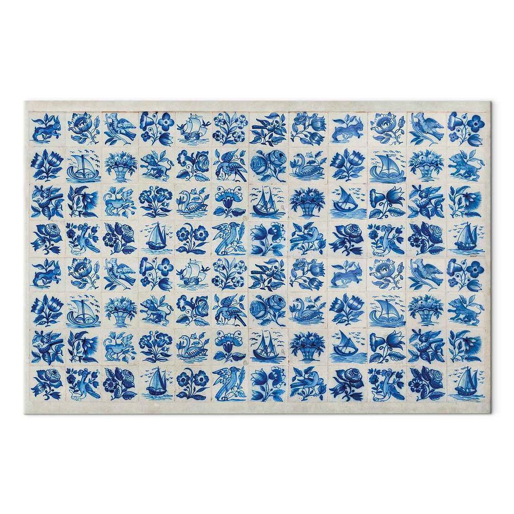 Obraz - Płytki azulejos - tradycyjne ceramiczne portugalskie kafle