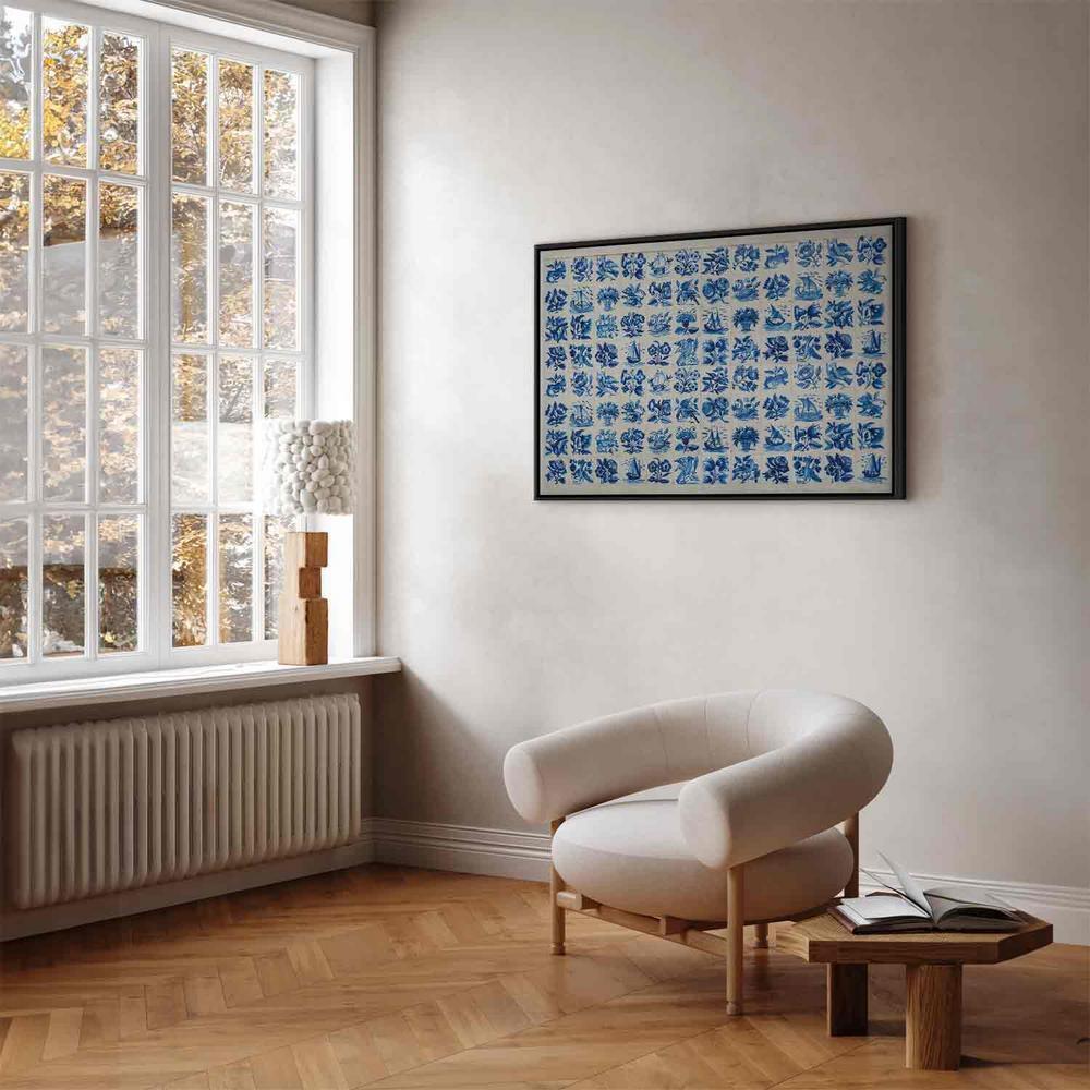 Obraz - Płytki azulejos - tradycyjne ceramiczne portugalskie kafle