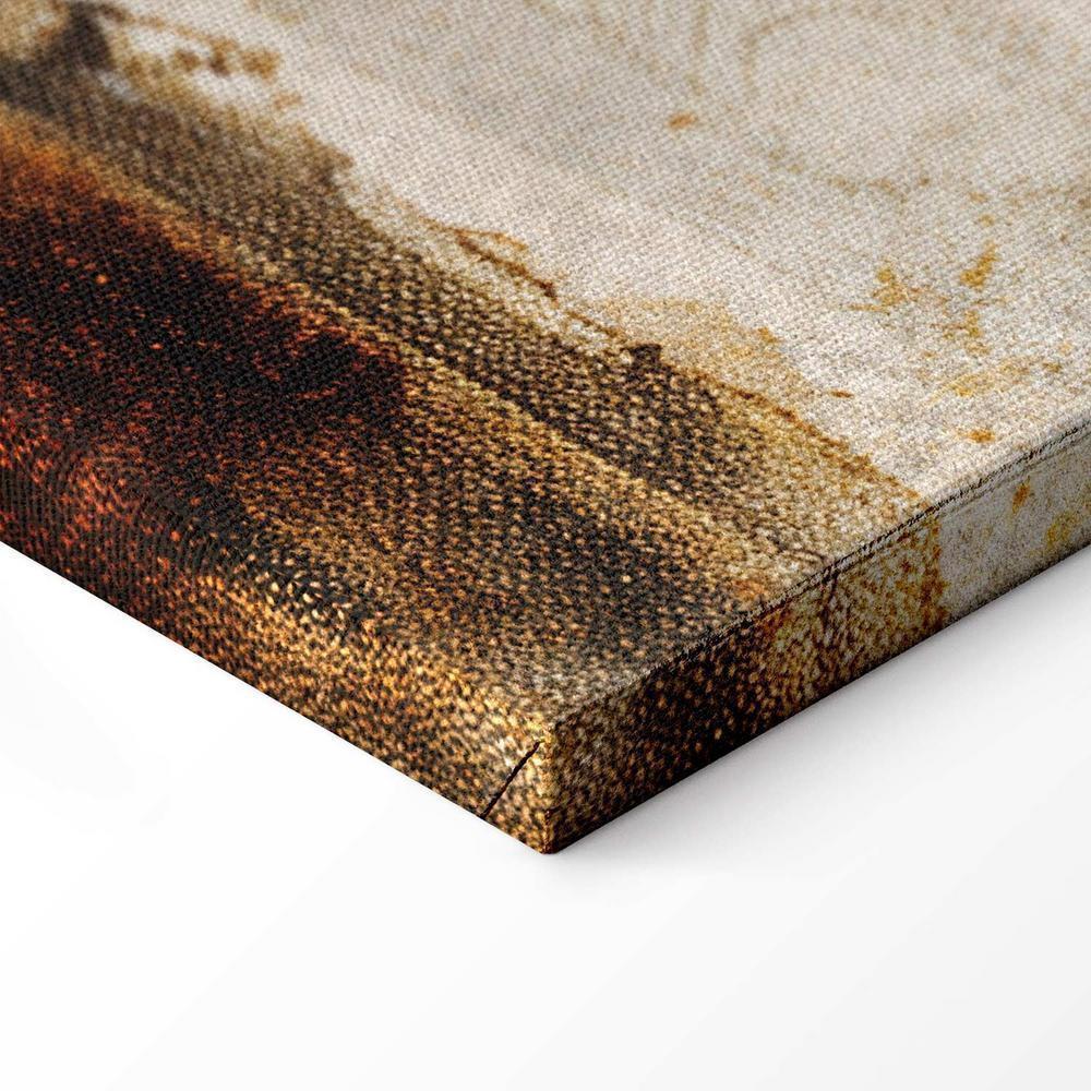 Obraz - Ptaki ze starej ryciny - ilustracja w stylu vintage, przedstawiająca czaplę i żurawia