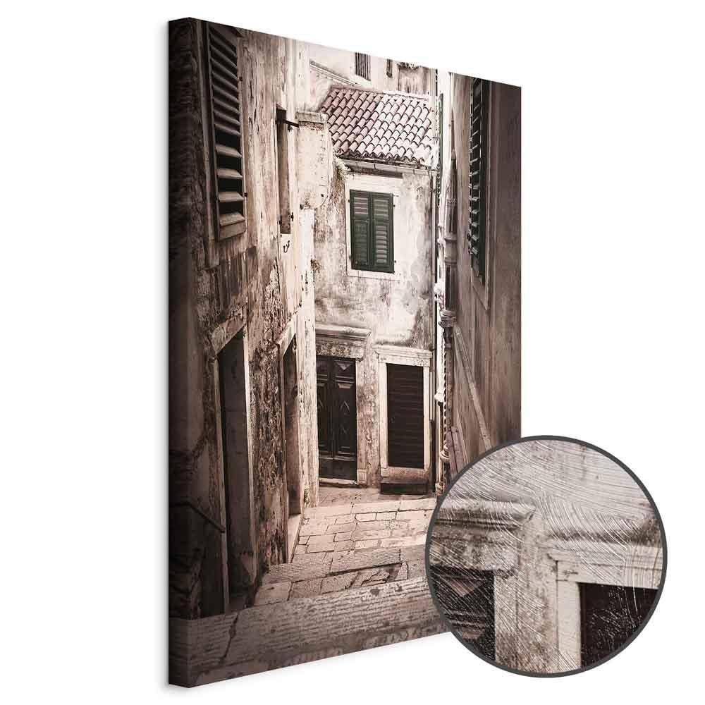 Obraz - Retro uliczka (1-częściowy) pionowy