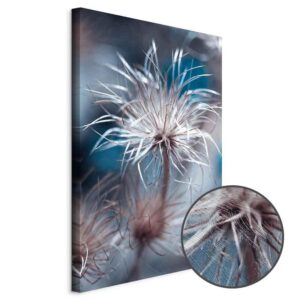 Obraz - Roślina w błękitach (1-częściowy) pionowy