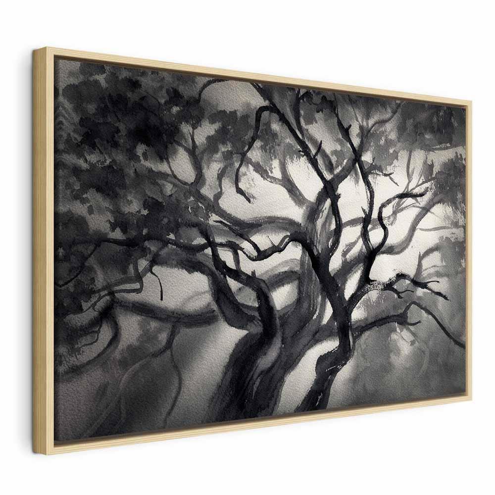 Obraz - Rozświetlone gałęzie (1-częściowy) szeroki