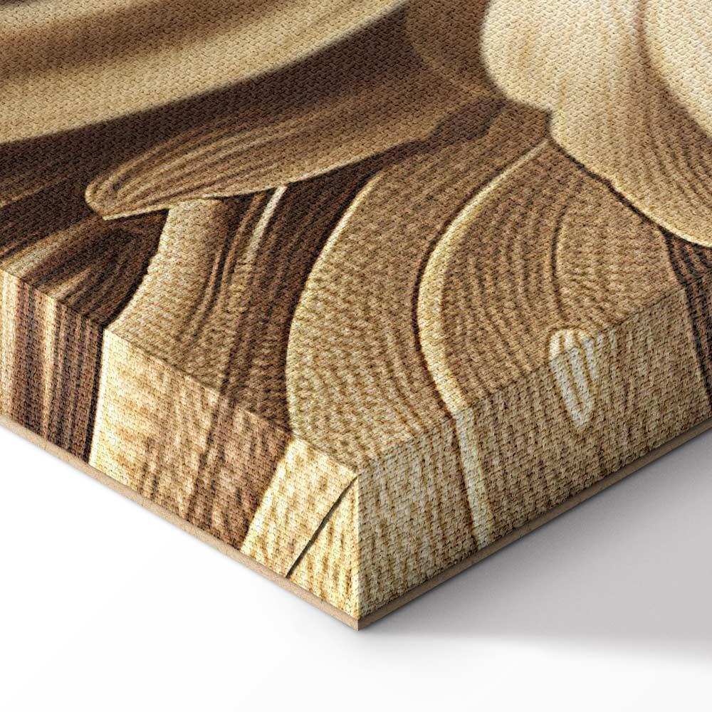 Obraz - Rzeźbione ornamenty barokowe bogata kompozycja w kolorach sepii