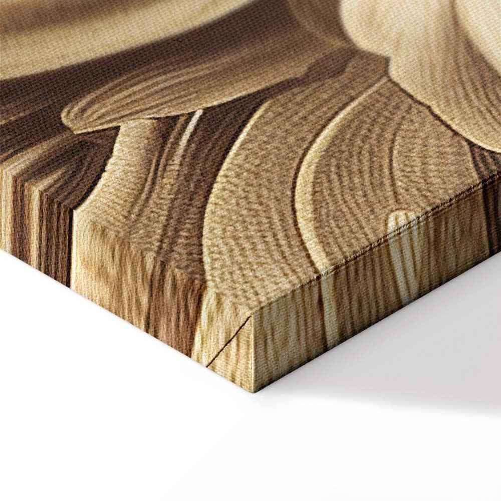 Obraz - Rzeźbione ornamenty barokowe bogata kompozycja w kolorach sepii