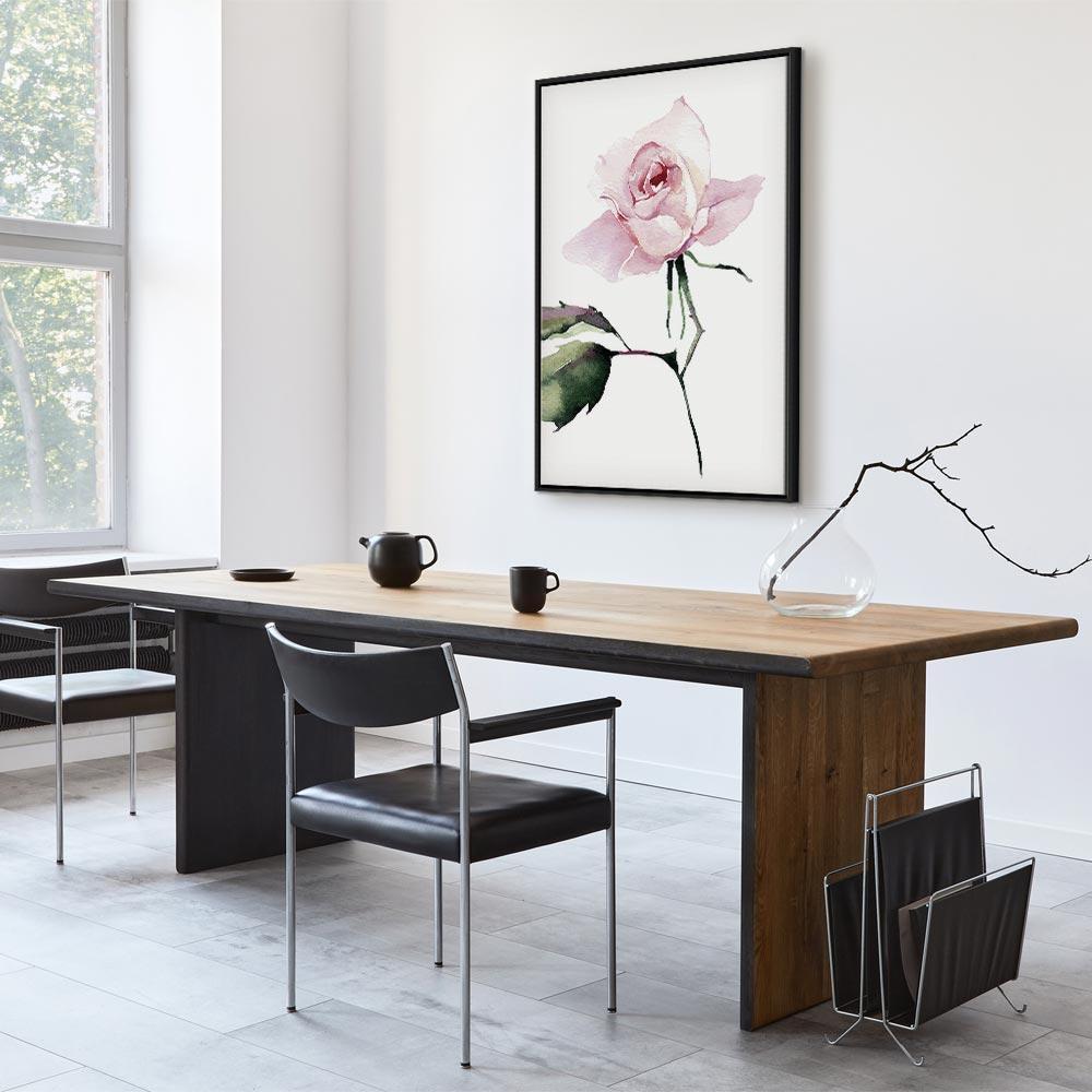 Obraz - Samotna róża (1-częściowy) pionowy