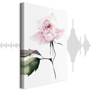 Obraz - Samotna róża (1-częściowy) pionowy
