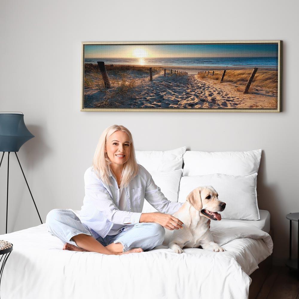 Obraz - Ścieżka zachodzącego słońca