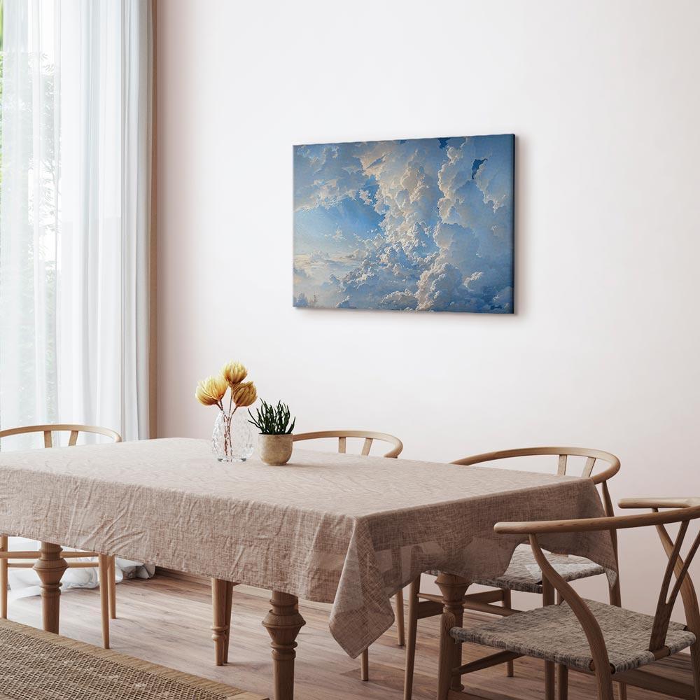 Obraz - Słońce odkrywające tajemnice chmur: Spektakularne obrazy na niebie