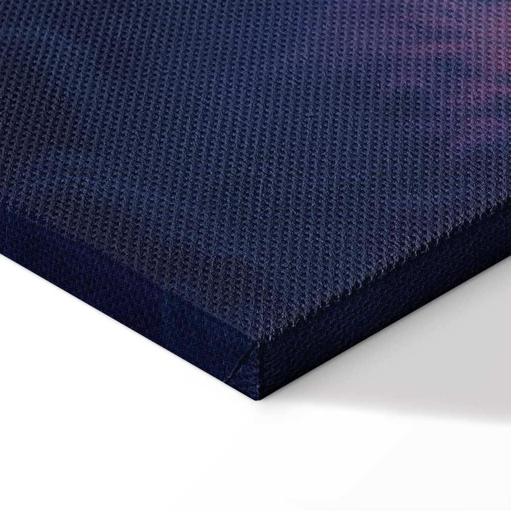 Obraz - Słońce w ukryciu: złote oblicze nieba nad chmurnym morzem