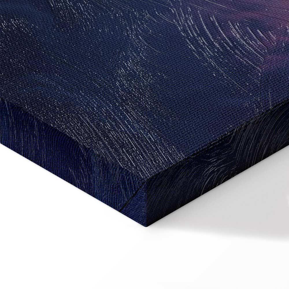 Obraz - Słońce w ukryciu: złote oblicze nieba nad chmurnym morzem