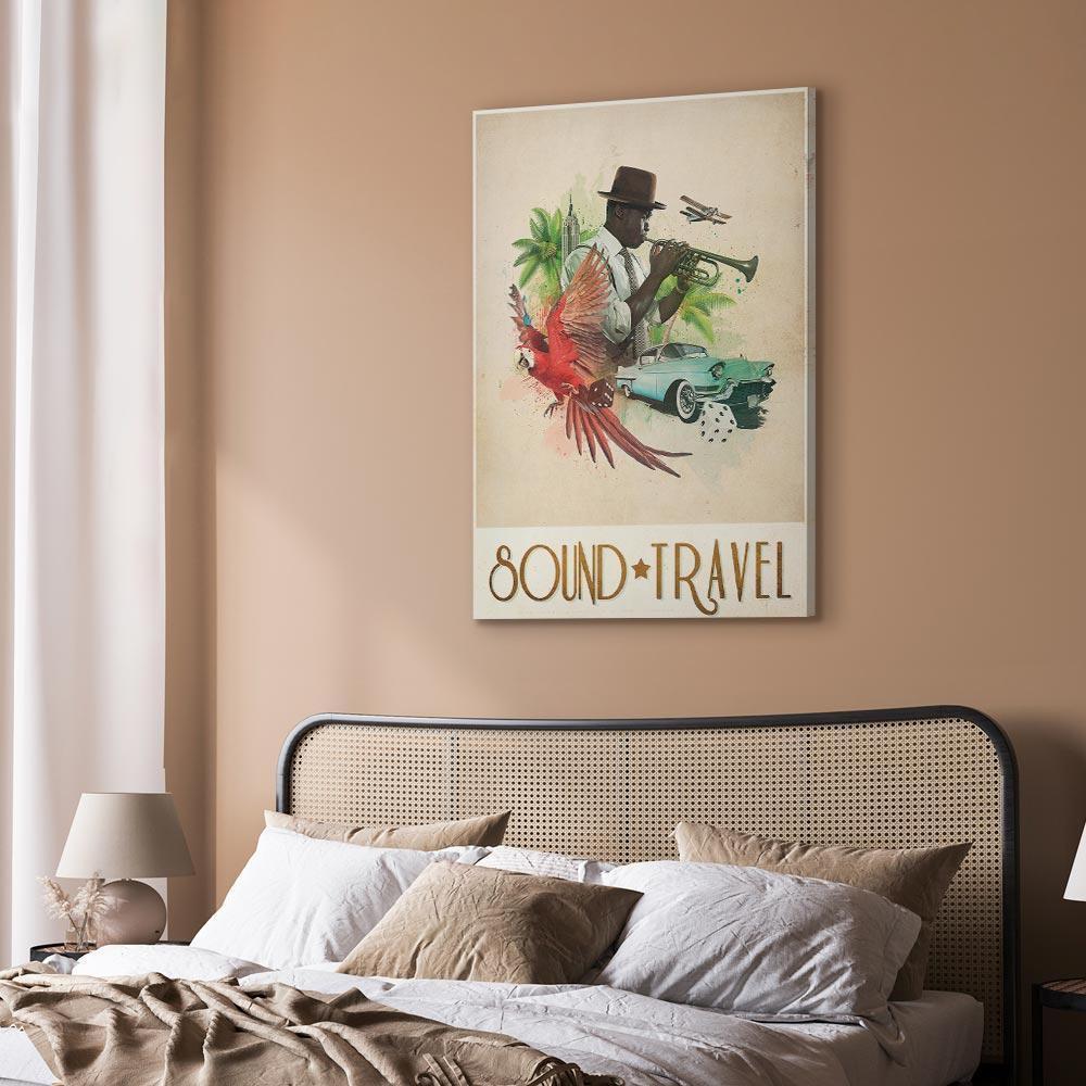 Obraz - Sound Travel (1-częściowy) pionowy