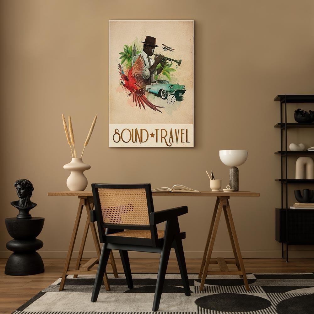 Obraz - Sound Travel (1-częściowy) pionowy