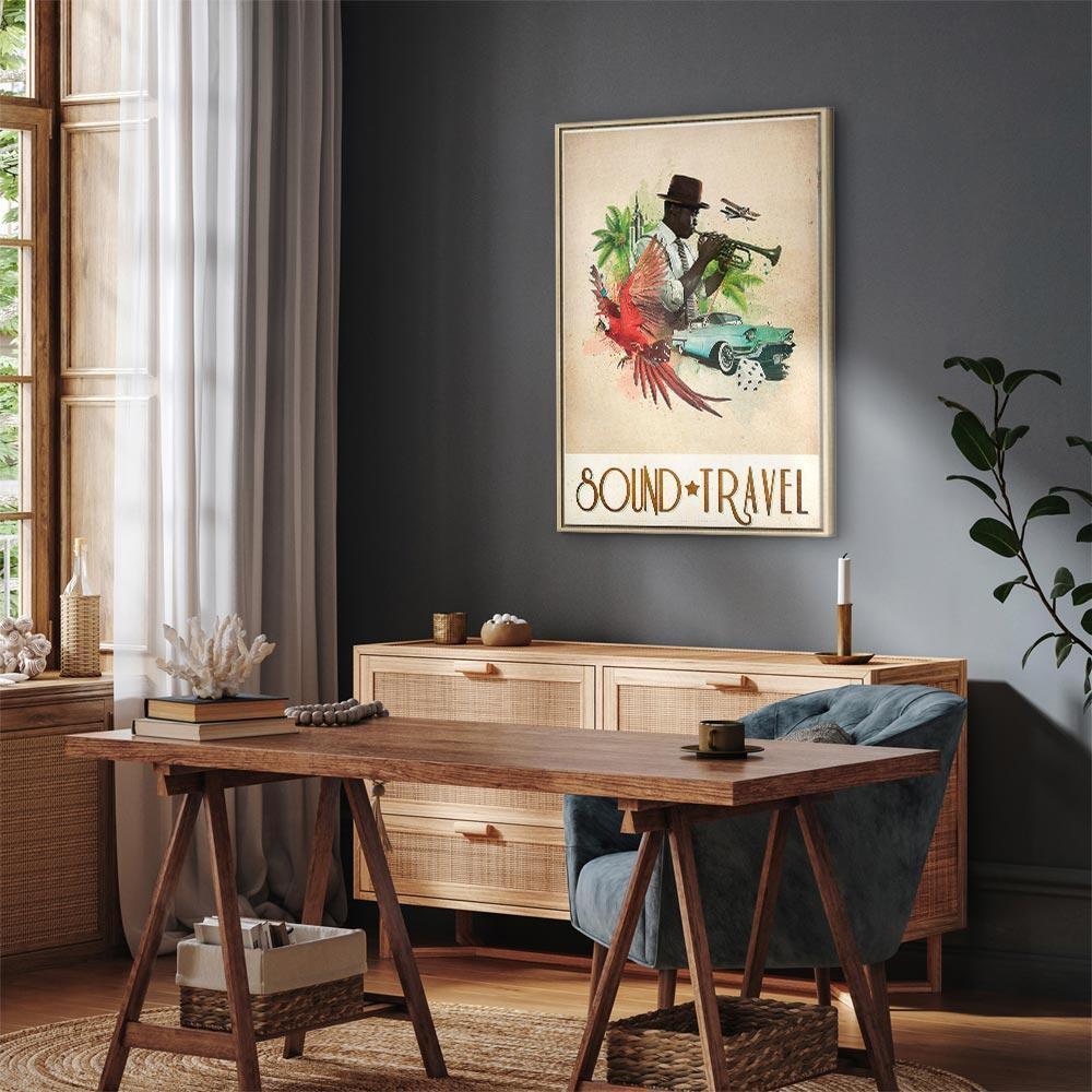 Obraz - Sound Travel (1-częściowy) pionowy