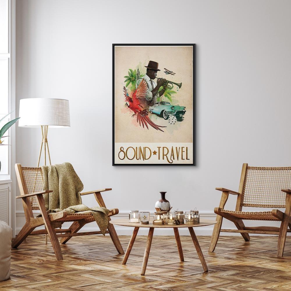 Obraz - Sound Travel (1-częściowy) pionowy
