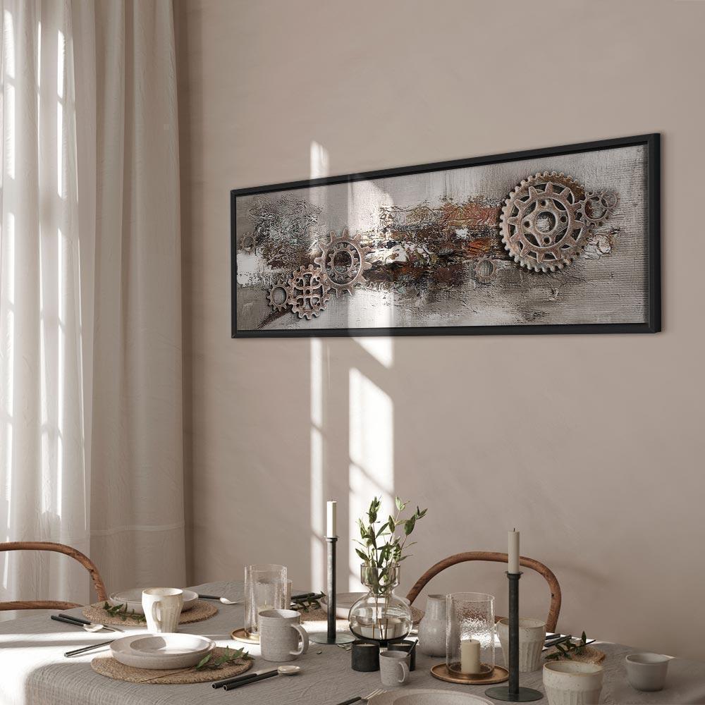 Obraz - Stalowe korby (1-częściowy) wąski