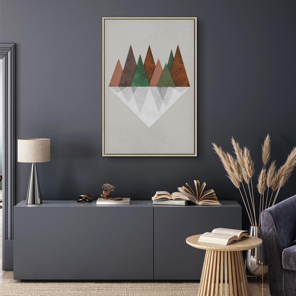 Obraz - Symetryczna kraina (1-częściowy) pionowy