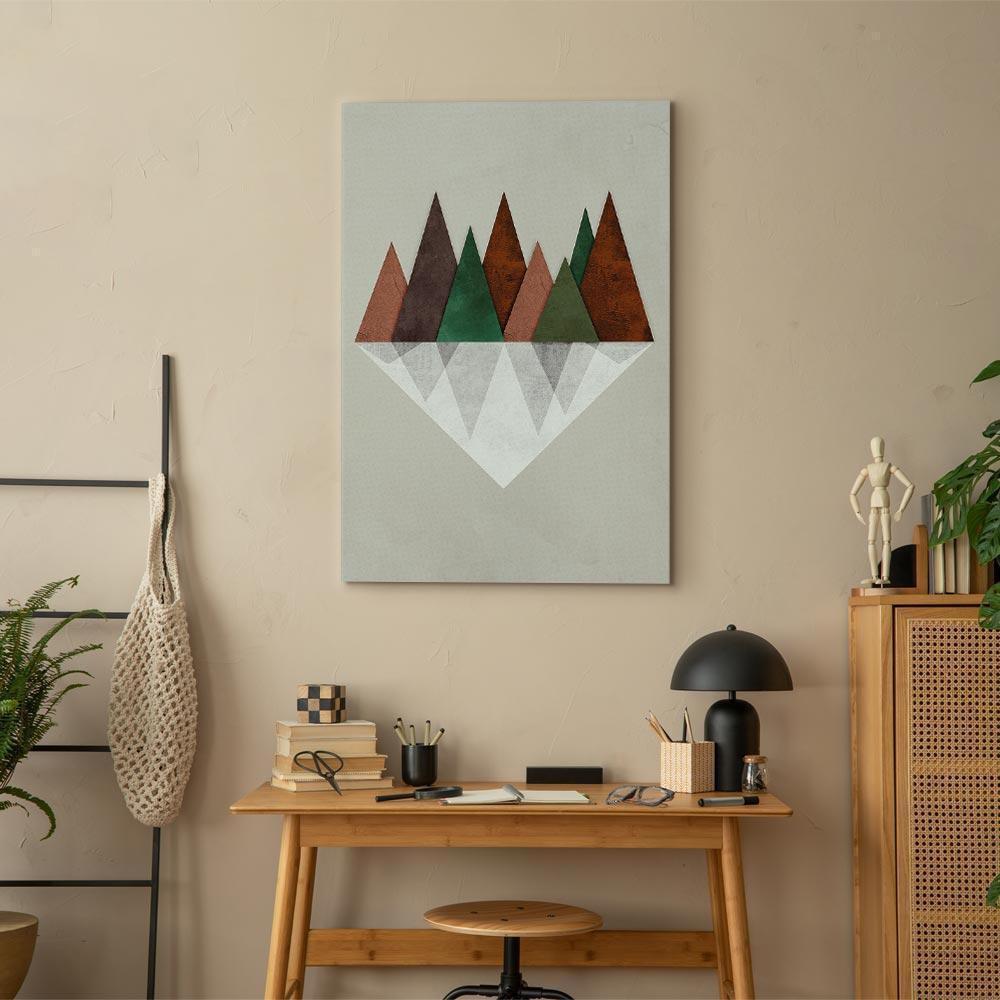 Obraz - Symetryczna kraina (1-częściowy) pionowy