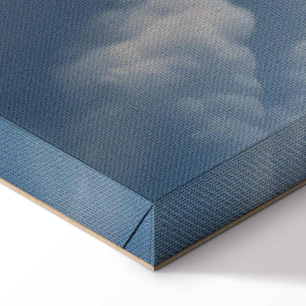 Obraz - Symfonia Światła: Słońce i chmury współgrające na przepięknym niebie