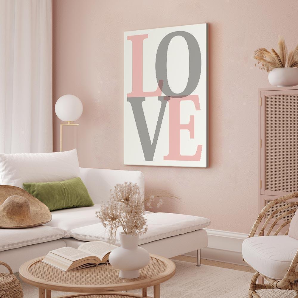 Obraz - Szara miłość (1-częściowy) pionowy