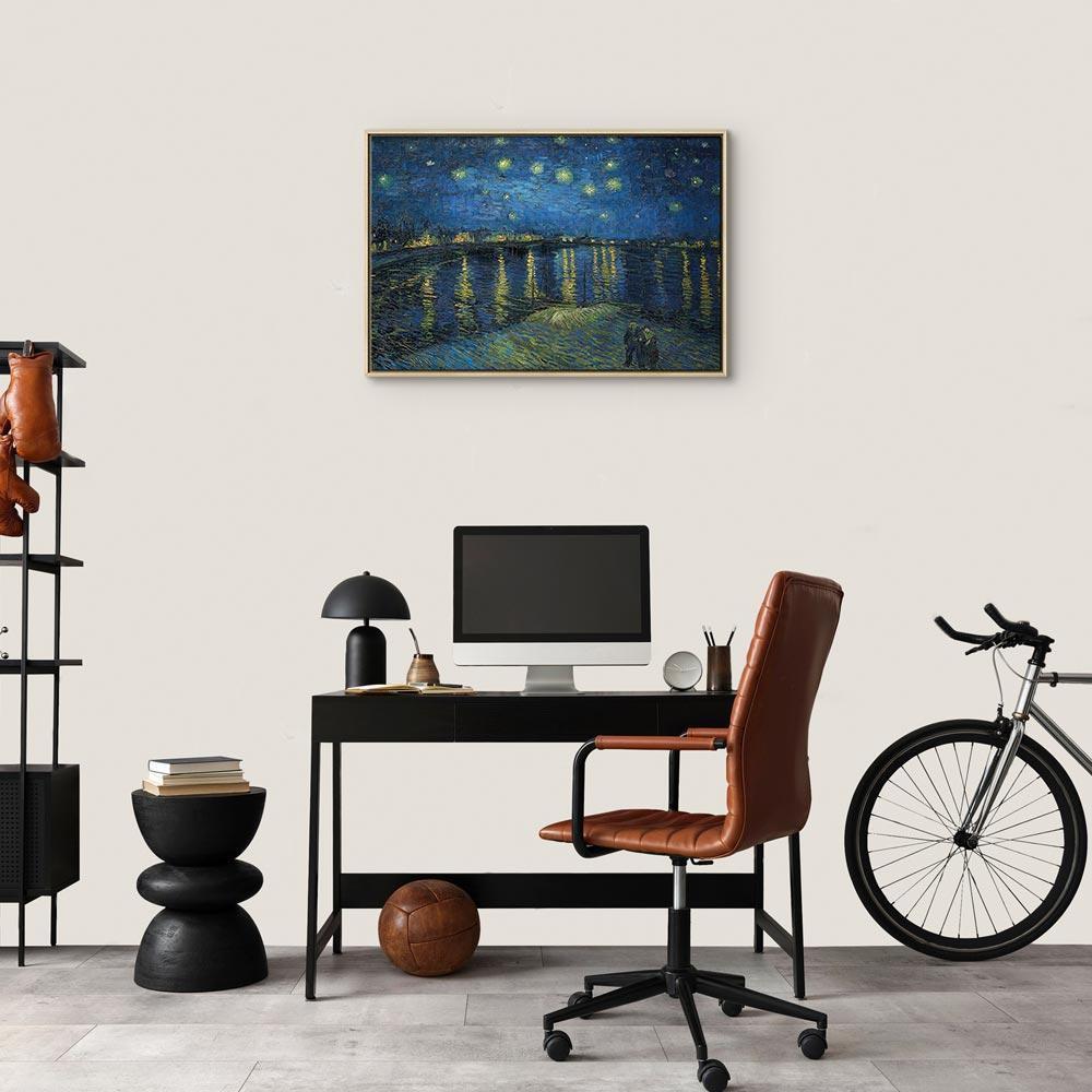 Obraz - Vincent van Gogh – Gwieździsta noc nad Rodanem