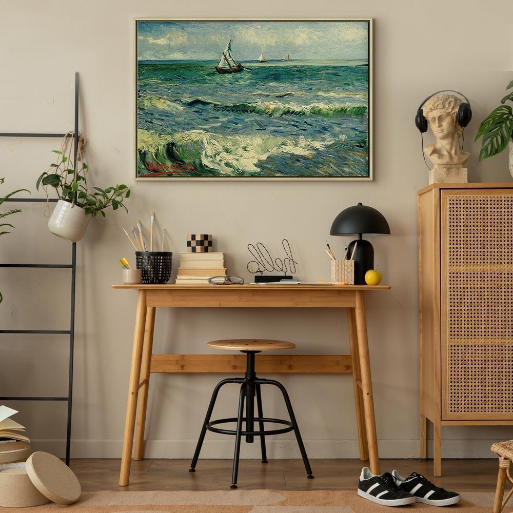 Obraz - Vincent van Gogh – Widok morza w Saintes-Maries