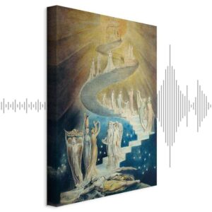 Obraz - William Blake – Drabina Jakubowa