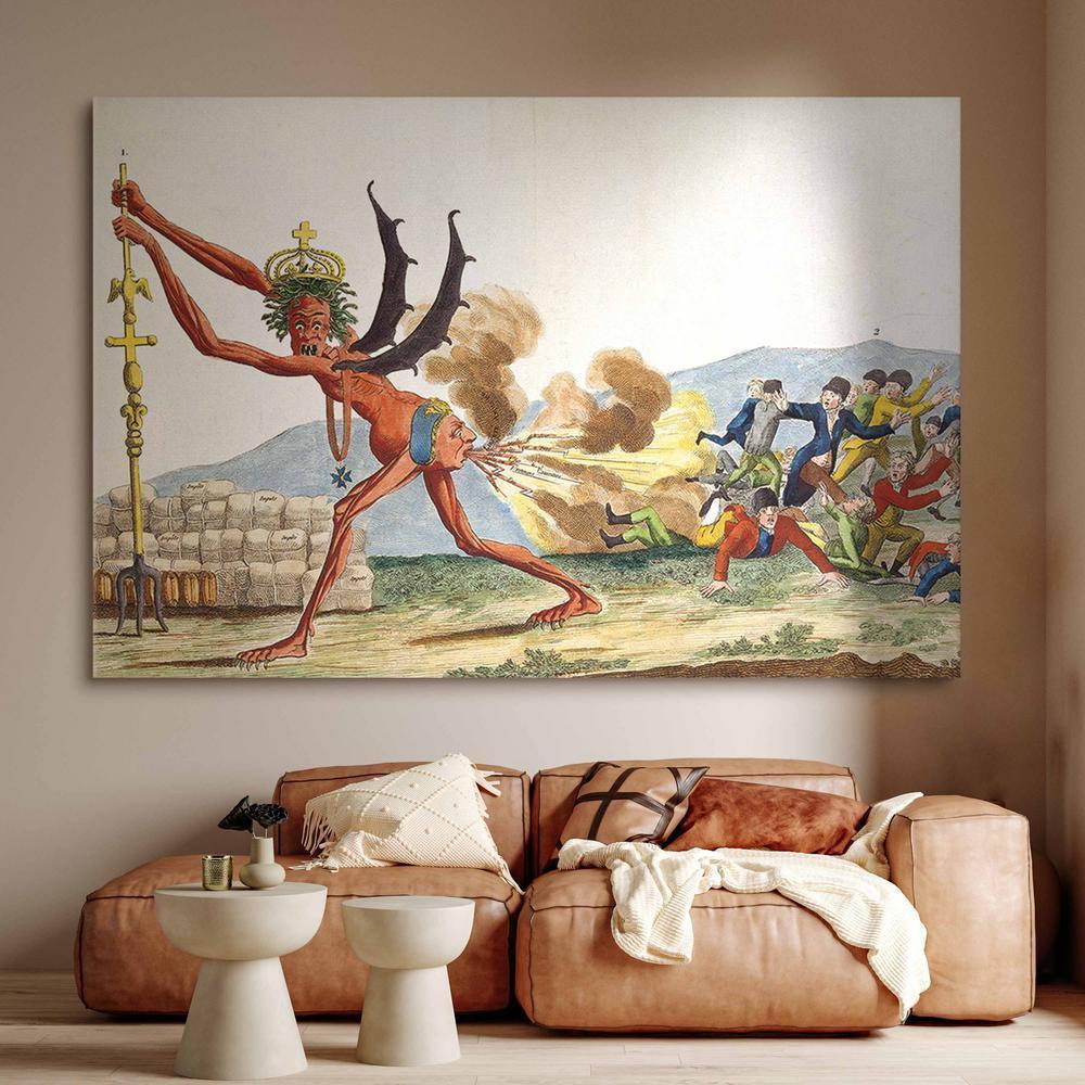 Obraz XXL - Jacques-Louis David – Karykatura rządu brytyjskiego