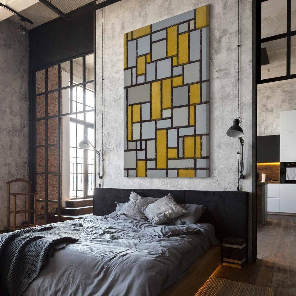 Obraz XXL - Piet Mondrian – Kompozycja z siatką 1