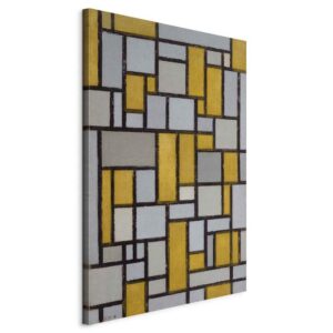 Obraz XXL - Piet Mondrian – Kompozycja z siatką 1