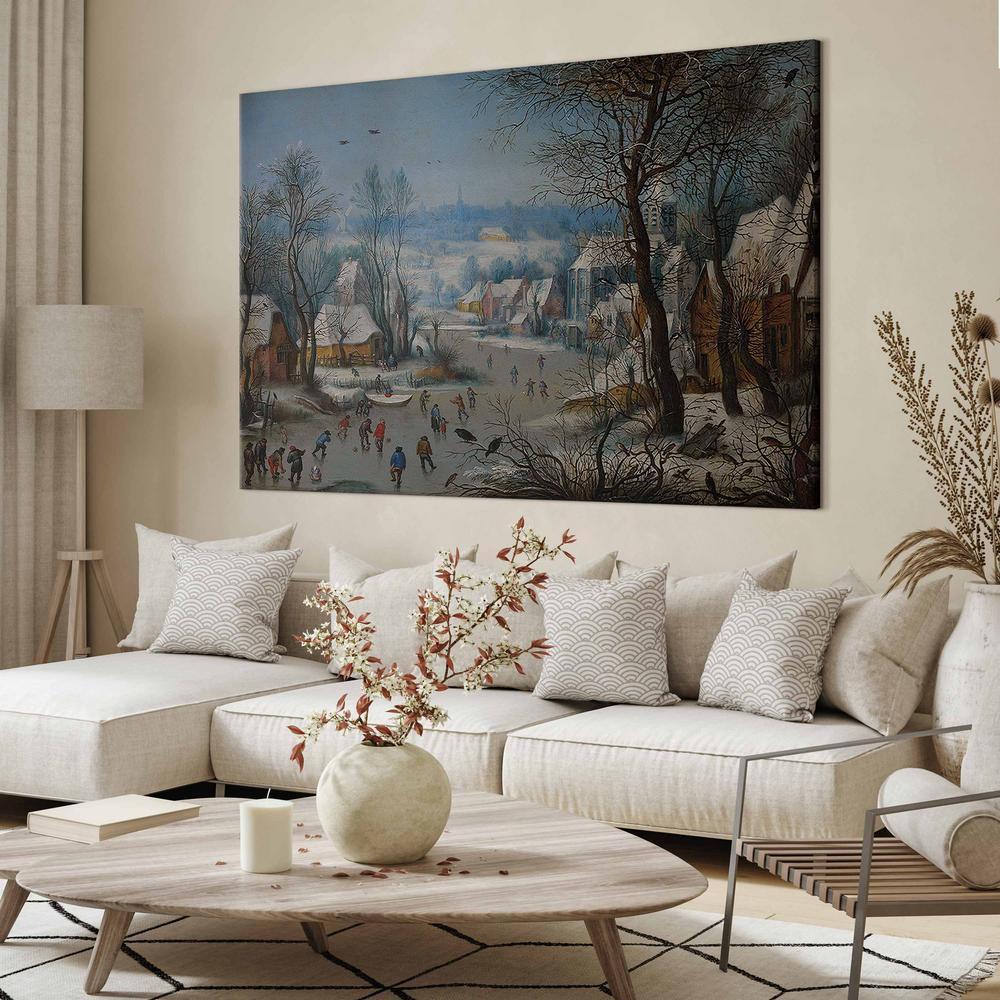 Obraz XXL - Pieter Brueghel (młodszy) – Zabawy zimowe