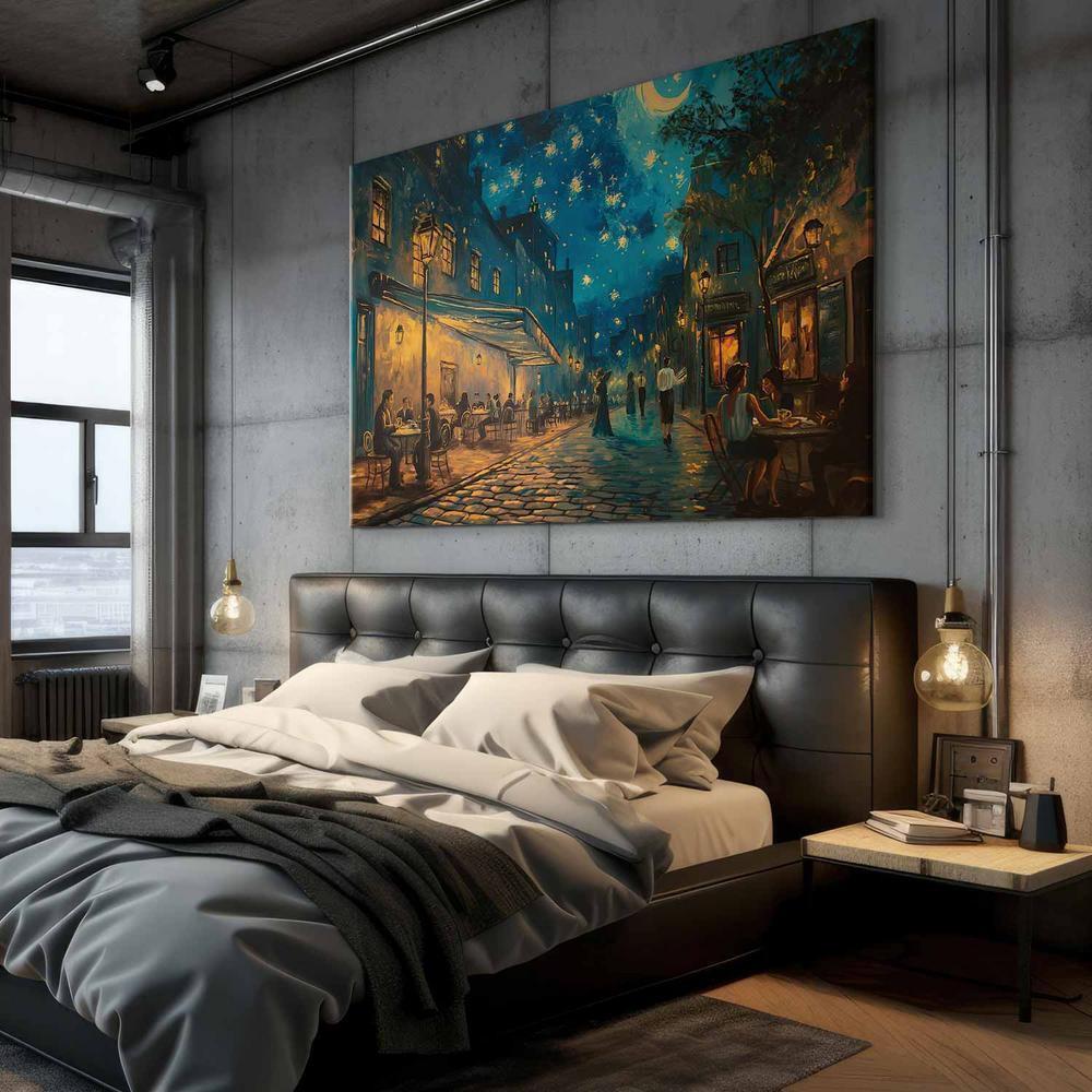 Obraz XXL - Uliczka Paryża - obraz inspirowany stylem Vincenta van Gogha