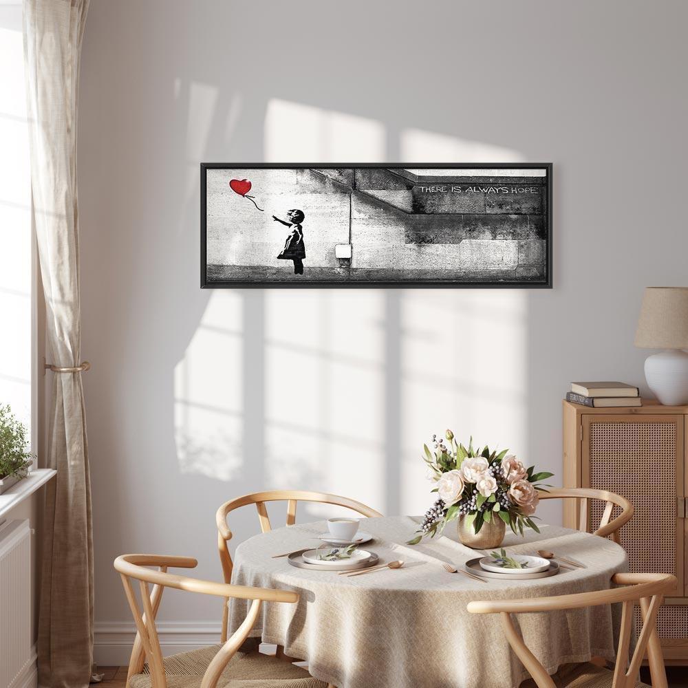 Obraz - Zawsze jest nadzieja (1-częściowy) wąski czerwony