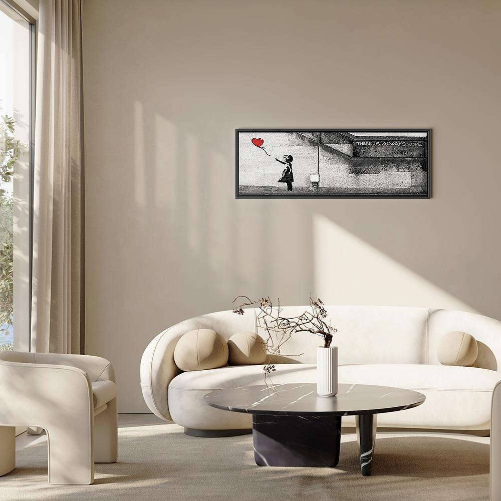 Obraz - Zawsze jest nadzieja (1-częściowy) wąski czerwony